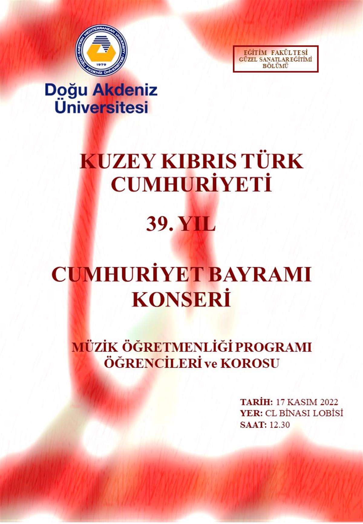 Cumhuriyet Bayramı Konseri (17 Kasım 2022)