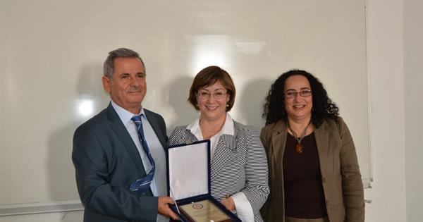 ELT Department receives the Public Affairs Officer Ingrid D. Larson from the Embassy of the United States of America